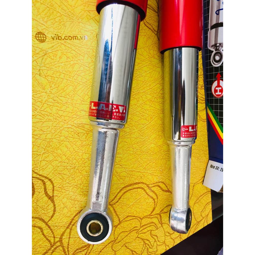 Phuột sau honda cub 78-81-82-84-DD- 3 tầng - hàng loại 1-màu đỏ