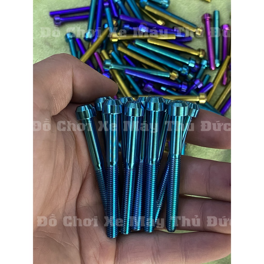 Ốc Titan GR5 Đầu Trụ 6li đủ size.....