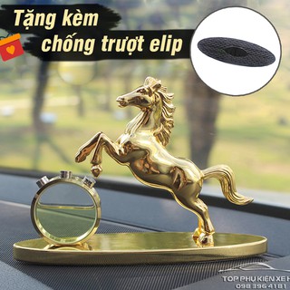Tượng nước hoa ngựa Mã Đáo Thành Công đặt taplo xe hơi