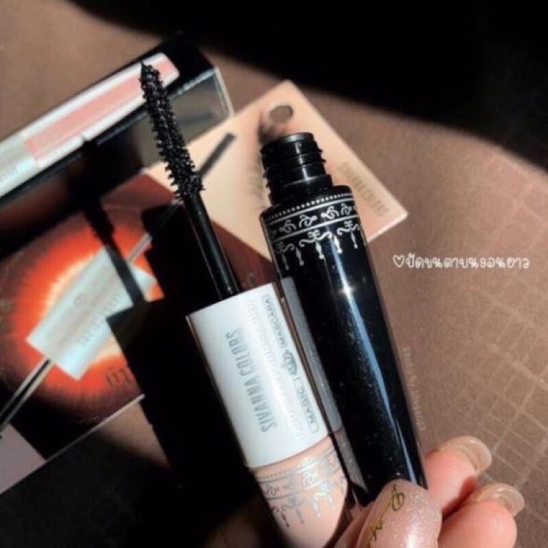 Mascara Sivanna 2 đầu chuốt mi đen dài và cong mi Two Step Mascara không lem không trôi NEW