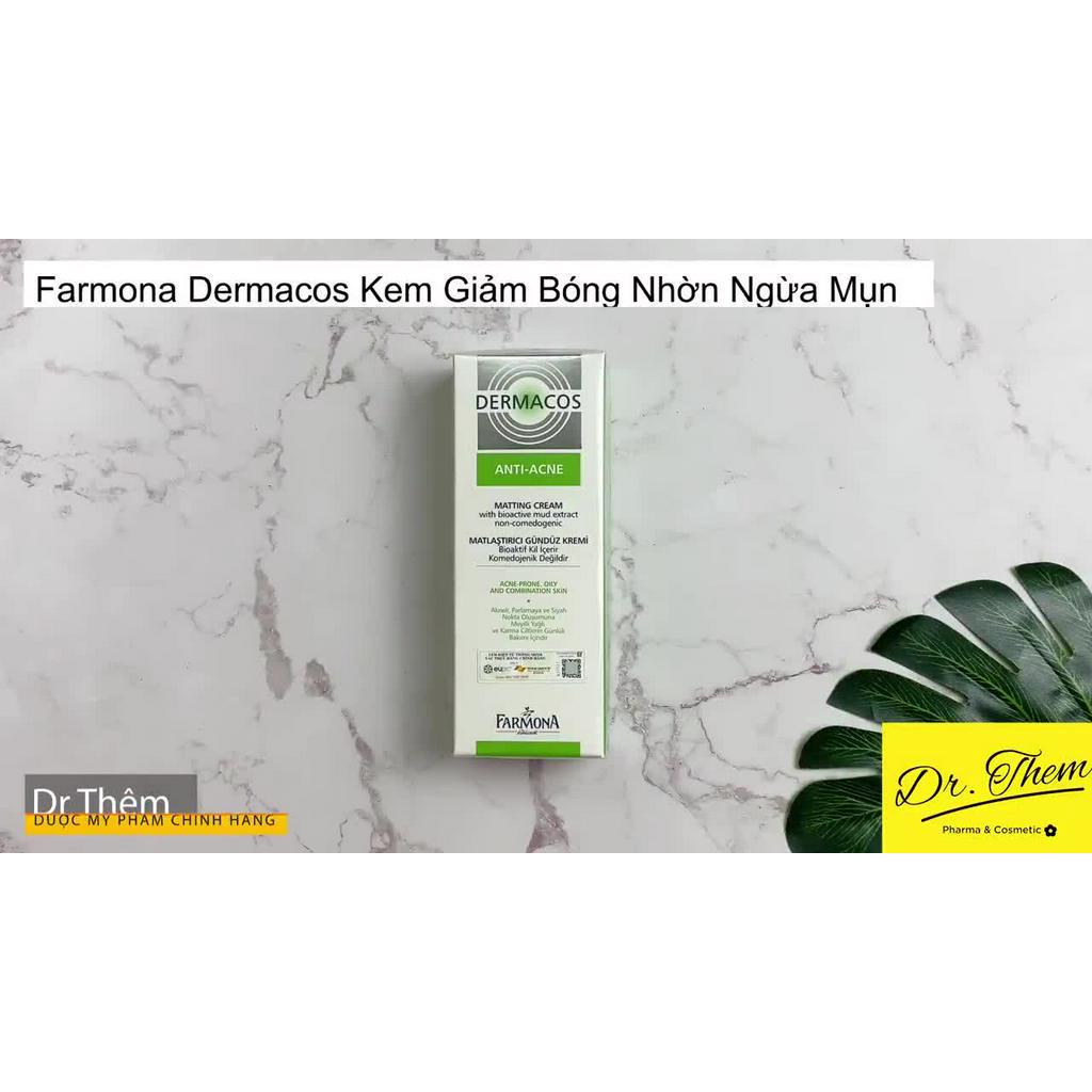 Dermacos Kem Dưỡng Giảm Bóng Nhờn, Ngừa Mụn Farmona Dermacos Anti Acne Matting Cream 50ml - Dr Thêm | BigBuy360 - bigbuy360.vn
