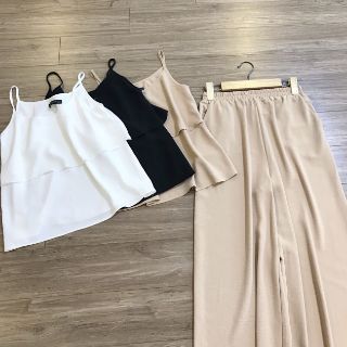 Set áo dây 2 tầng quần suông