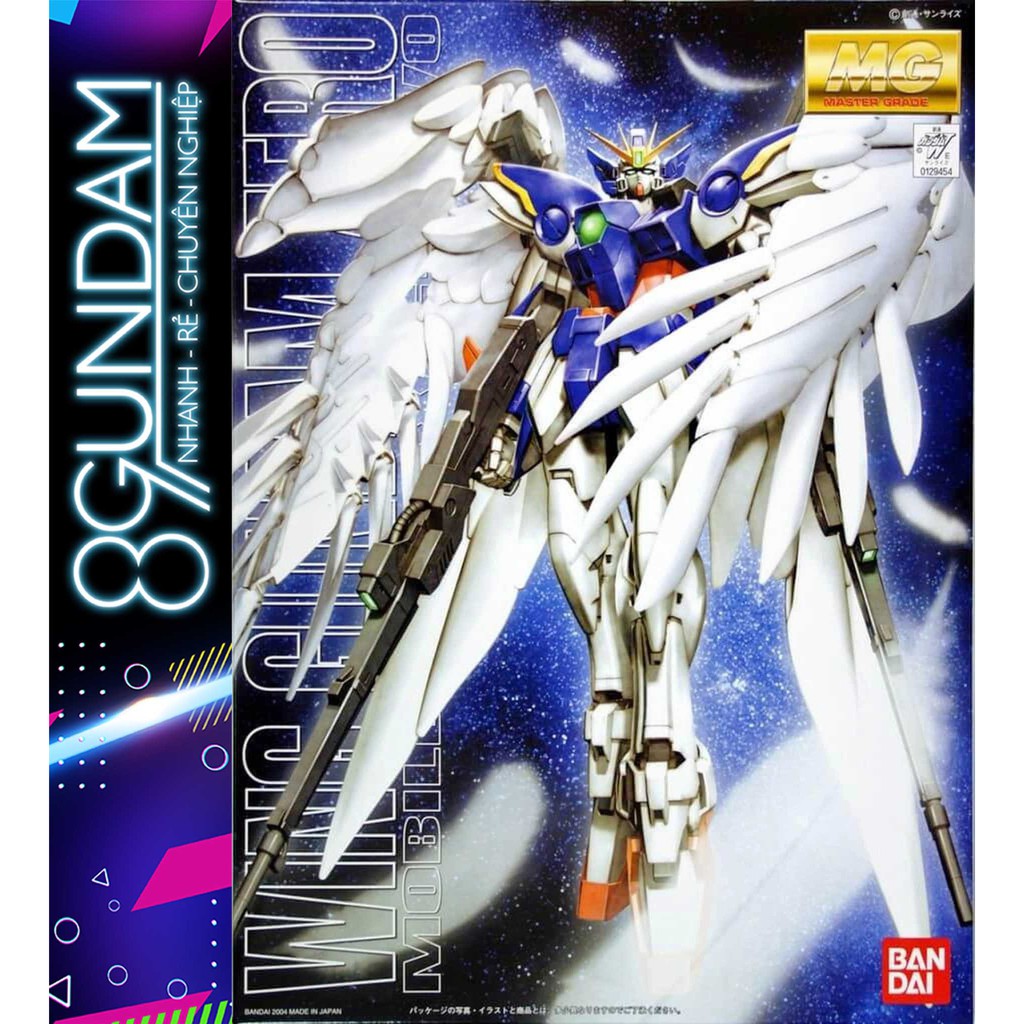 Mô Hình Lắp Ráp Gundam MG Wing Zero Custom (tặng kèm base)