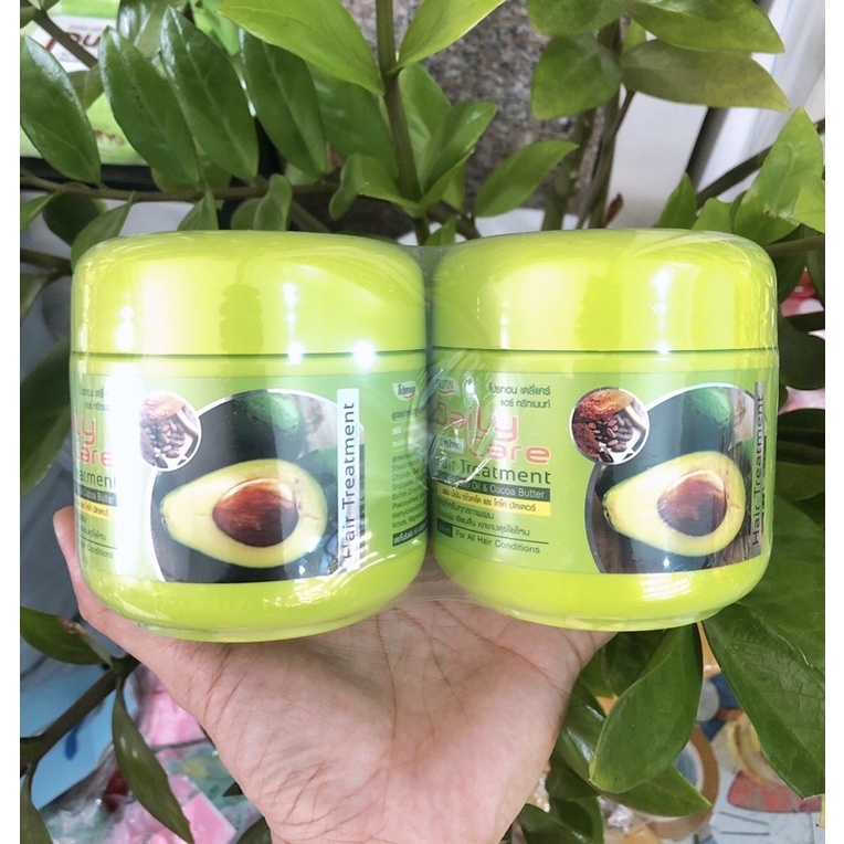 Ủ XẢ HẤP TÓC TẠI NHÀ DAILY CARE HAIR TREATMENT WAX VỚI BƠ