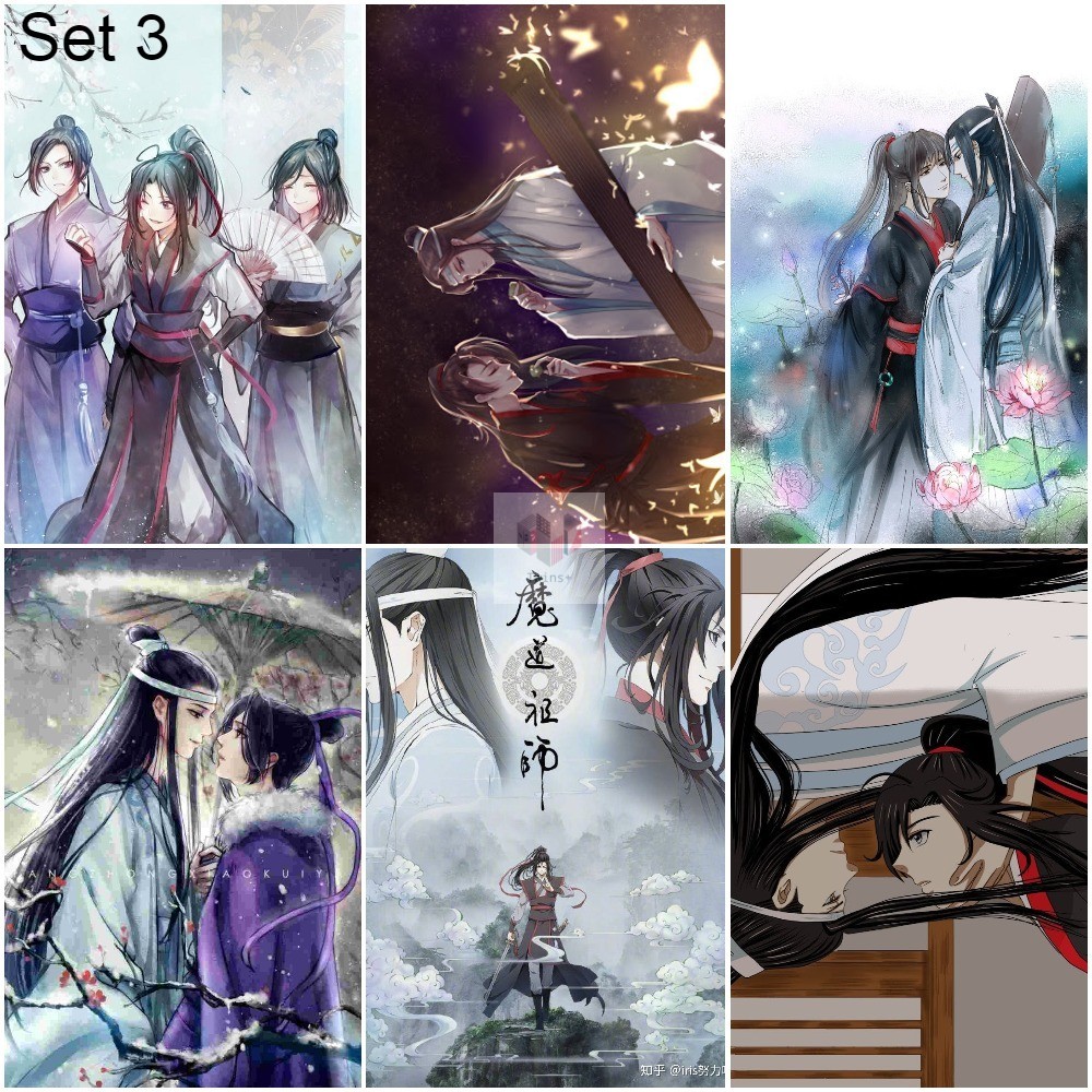 Bộ 6 Áp phích - Poster Manhua Ma Đạo Tổ Sư (A5, A4, A3)