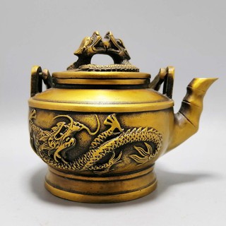 Ấm Trà Cổ Bằng Đồng Thau mã MT02