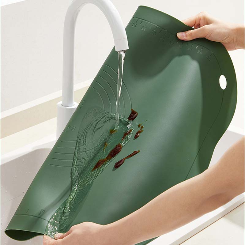 Thảm Nhào Bột Làm Bánh Bằng Silicon Chống Trượt 75 * 50cm Có Thể Tái Sử Dụng