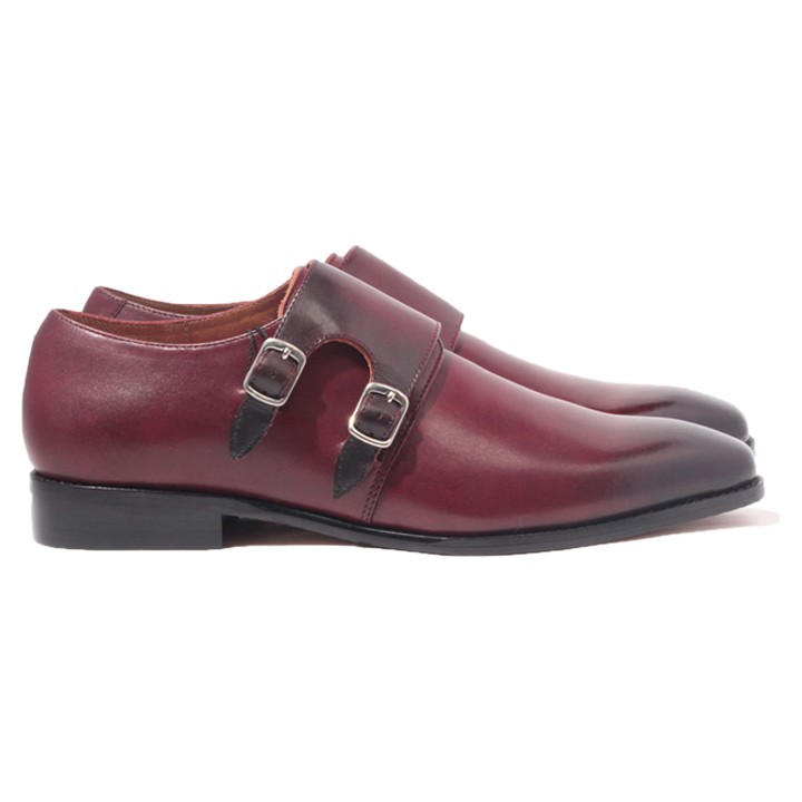 Giày Tây Nam Da Bò ITALIA Double Monk Strap Banuli H1DS2M0