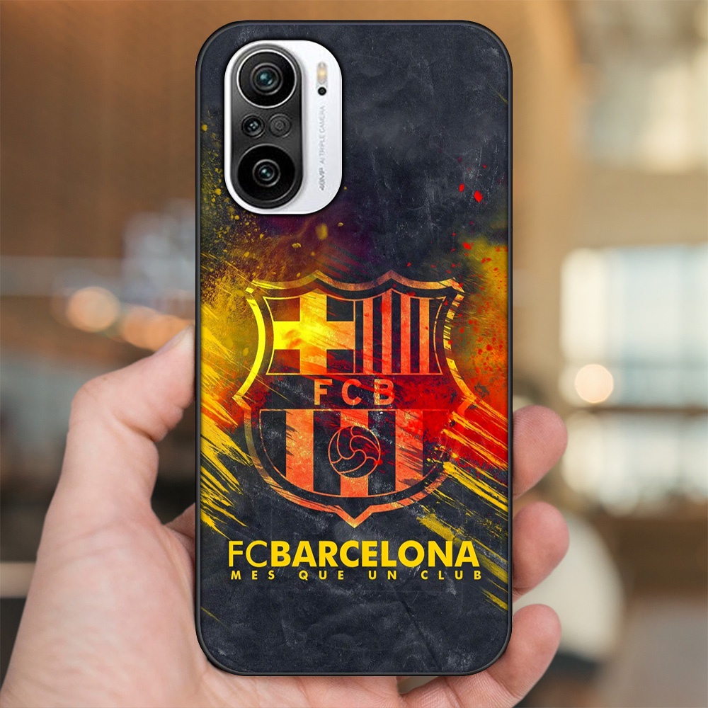 Ốp lưng Xiaomi K40 viền đen in hình Barcelona Barca