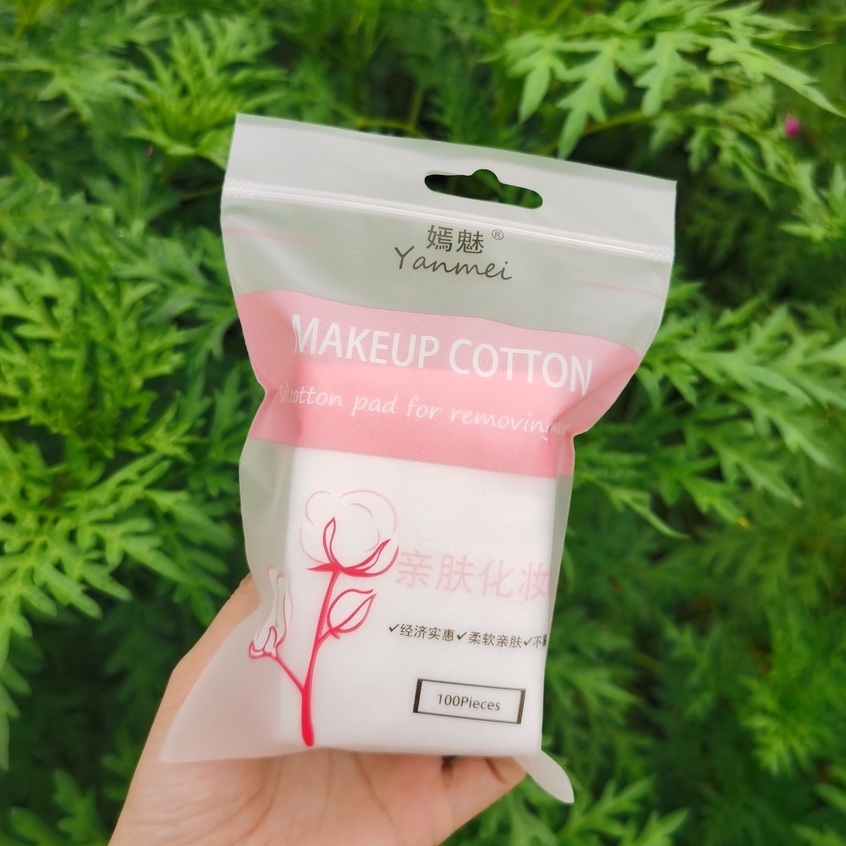 [Hộp 50/100 miếng] Bông tẩy trang du lịch mini  - Bông tẩy trang bỏ túi tiện dụng DUASHOP