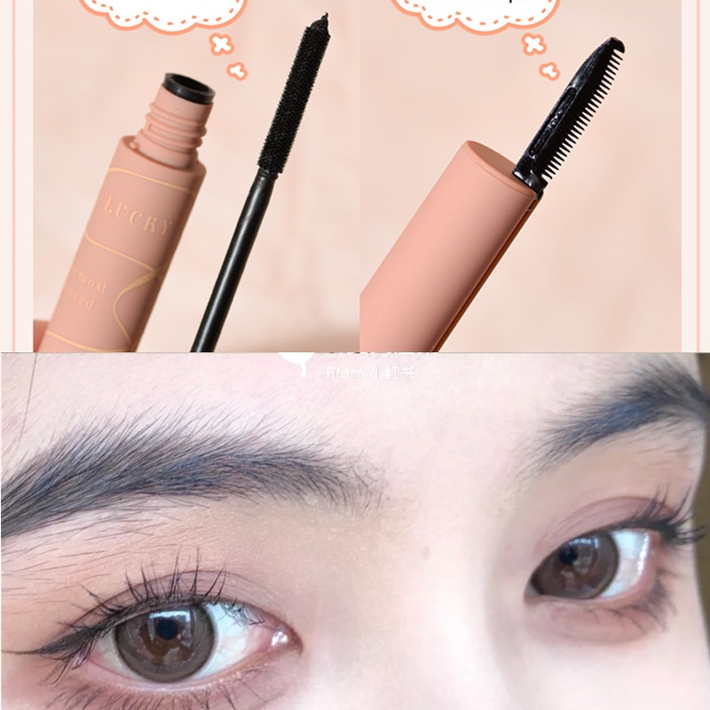 Mascara Gogo TALES Hai Đầu Chống Thấm Nước Không Nhòe Chuốt Dày Và Cong Mi