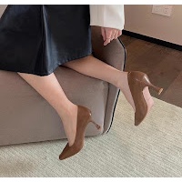 Giày cao gót nữ B SHOES, chất da siêu xịn, kiểu dáng thanh lịch, mũi vuông, gót nhọn CG06