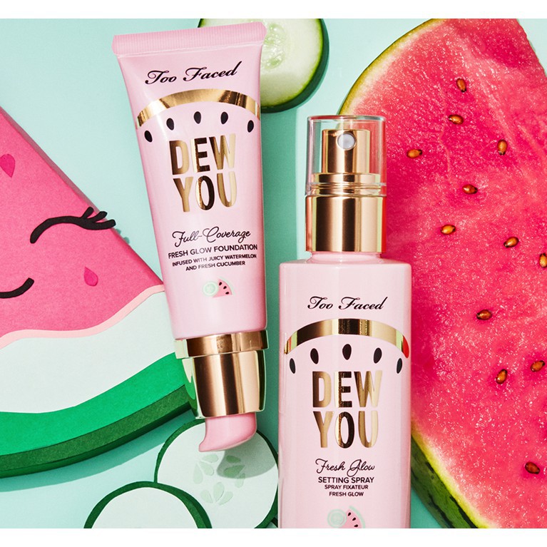 Kem Nền Too Faced Tutti Frutti Dew You Full Coverage Fresh Glow Foundation 40ml (toofaced)