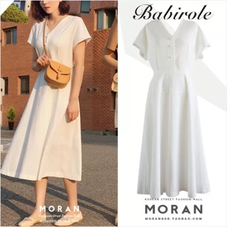 Đầm trắng cúc Moran