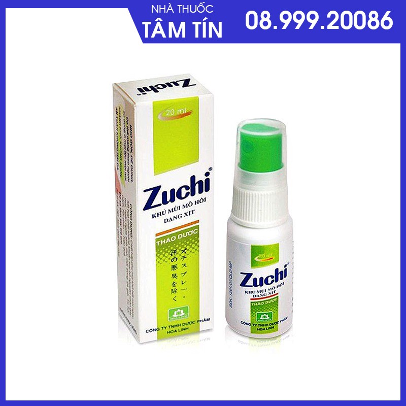 Zuchi xịt nách( có màu xanh/ đỏ/ tím)