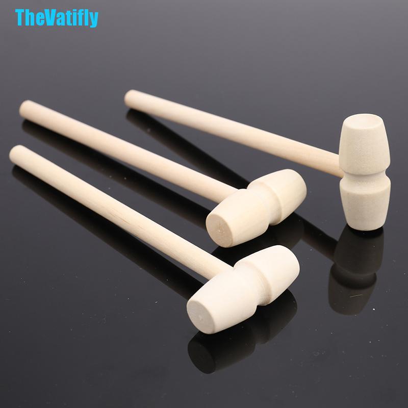 Bộ 10 Búa Đầu Gỗ Trơn Chuyên Dùng Cho Bé