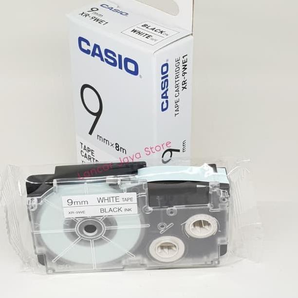 Dây Đeo Mực Đen Thời Trang Cho Casio Xr-9We1 / Casio Ez-Label 9mm