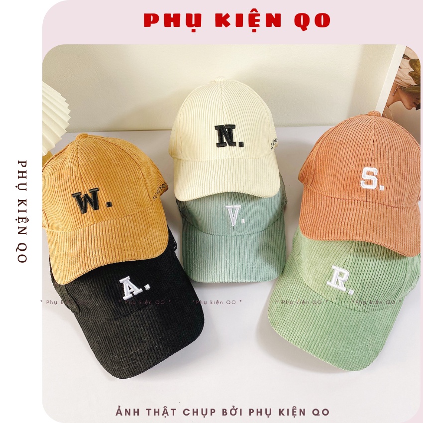 Mũ lưỡi trai , nón kết thêu chữ Cái cá tính - CAP23