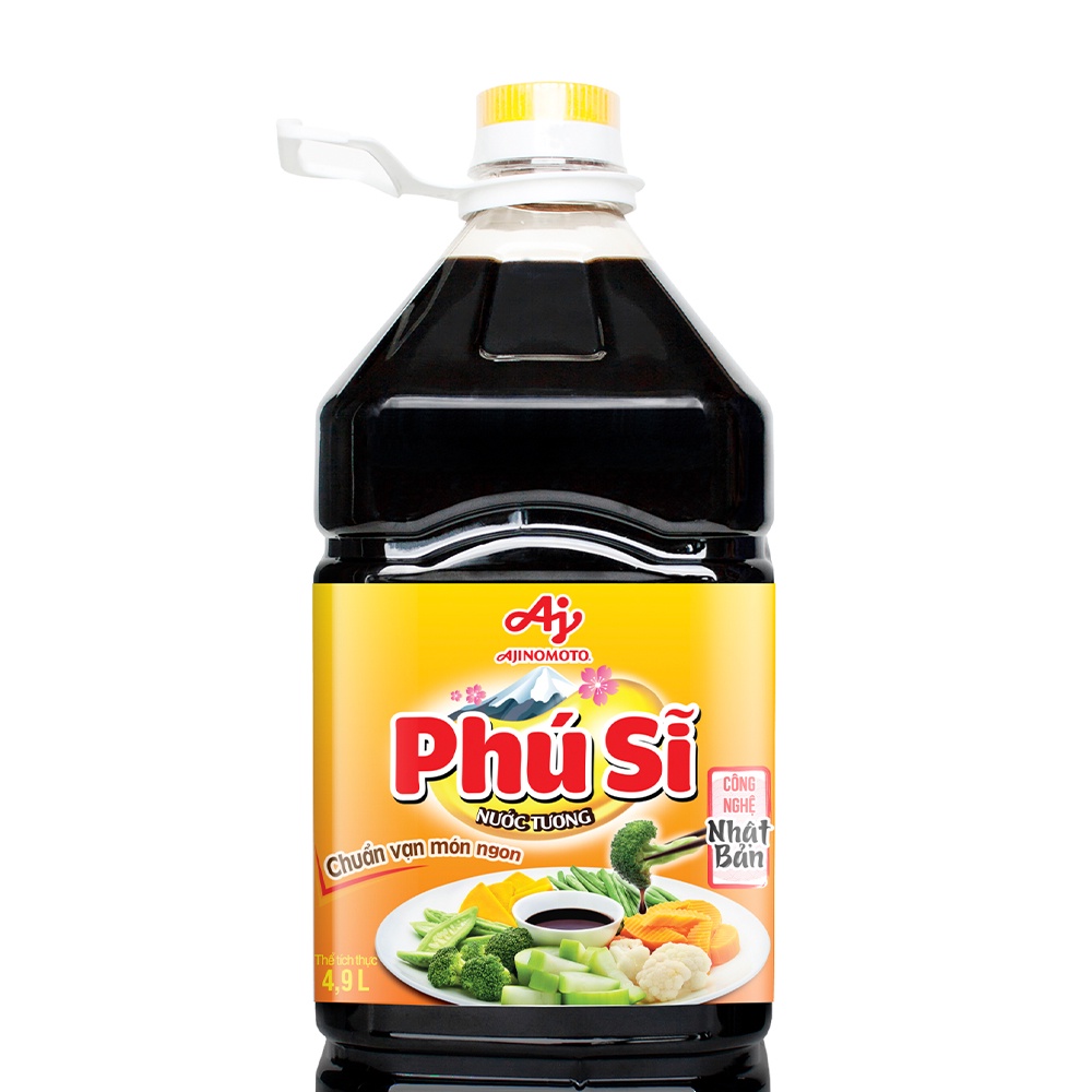 Chai nước tương Phú Sĩ Ajinomoto (4.9L/ chai)
