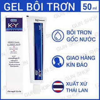 Cam Kết Chính Hãng Sĩ Gel bôi trơn Durex KY-50g