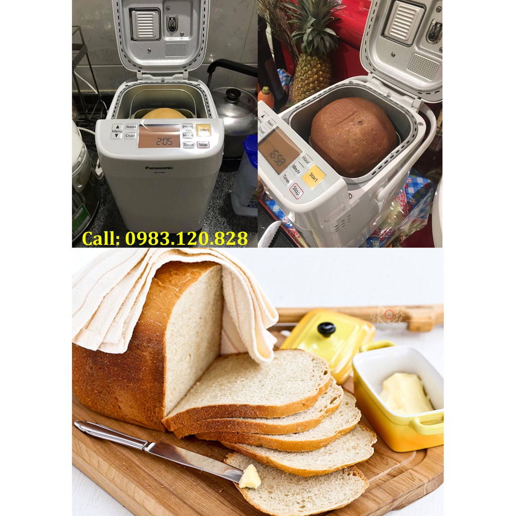Máy làm bánh mì Panasonic SD-P104WRA     - Hàng chính hãng