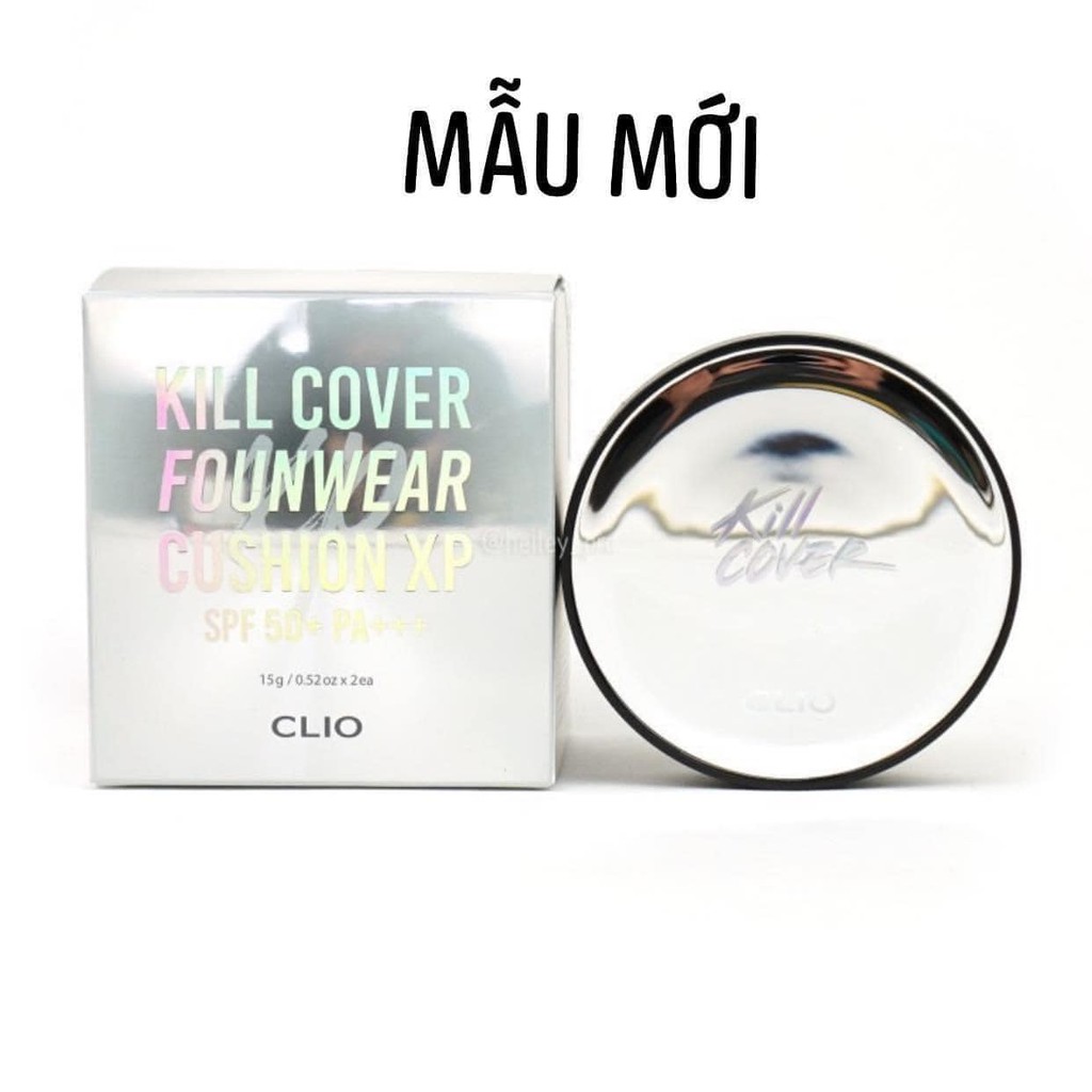  (Mẫu mới) Phấn nước Clio Kill Cover Founwear Cushion SPF50+ PA+++ | BigBuy360 - bigbuy360.vn