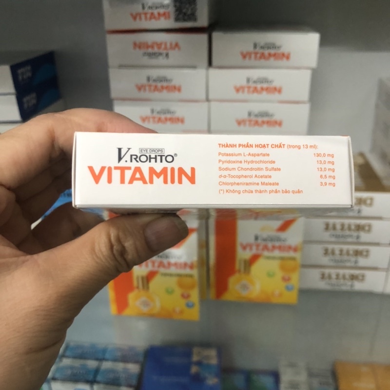 Nhỏ mắt V.rohto vitamin - Nhỏ mắt Vrohto các loại, V rohto Nhật chính hãng