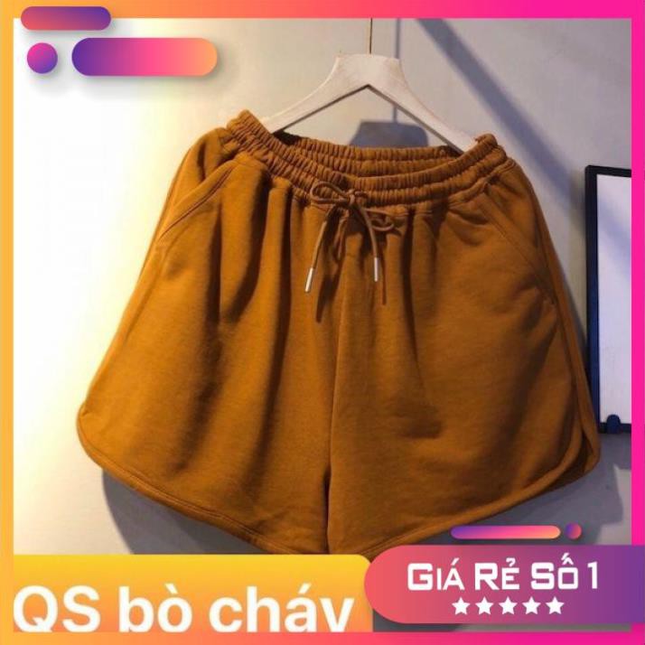 Bán Quần short, quần đùi nữ vải thun da cá cạp cao dây rút, freesize 40-57kg rất đẹp và thoải mái