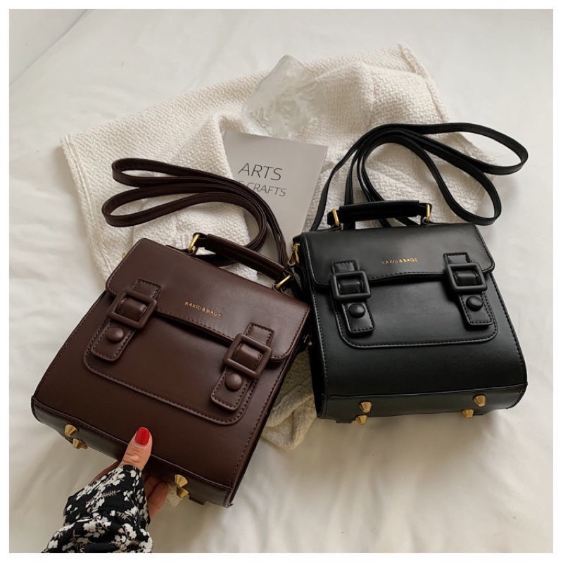BALO MINI THỜI TRANG NỮ BALO DU LỊCH DA PU HỌA TIẾT NỔI CÁ TÍNH PHONG CÁCH ULZZANG HÀN QUỐC BLN45H179