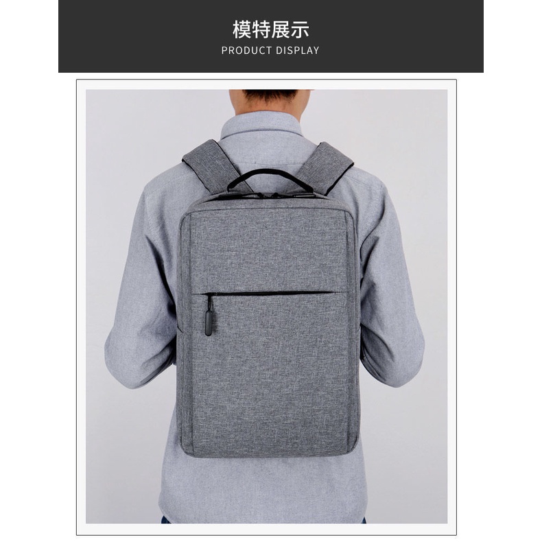 Ba lô máy tính xách tay chống sốc 17,3 inch cho nam 14 inch 15,6 inch túi đơn giản dành cho doanh nhân