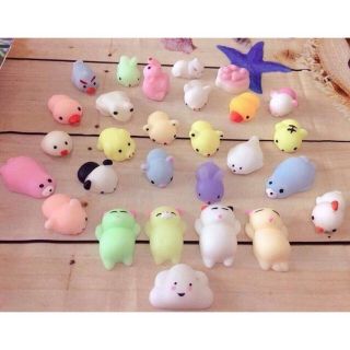 Combo 10 Squishy Mochi Động Vật mềm dẻo dễ thương