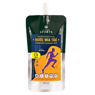 NƯỚC MÍA TẮC SPORT #LEFRUIT - Túi 220ml