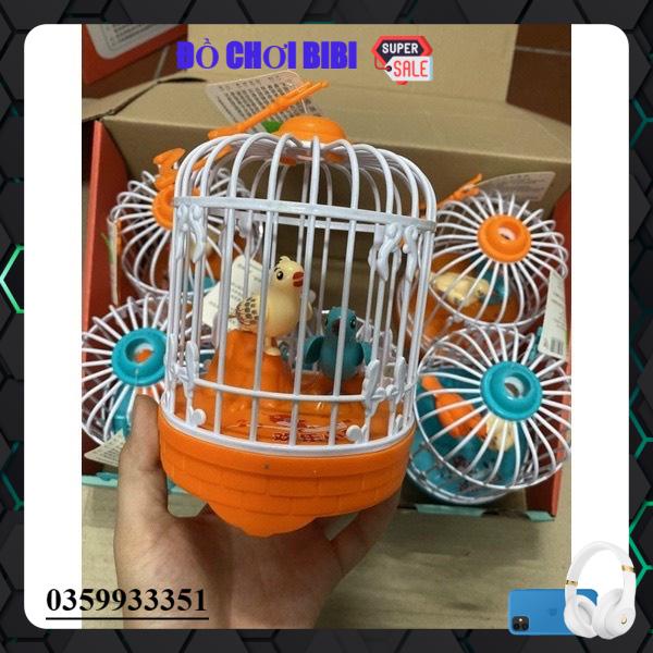 Đồ chơi lồng chim phát nhạc- đồ chơi lắp pin hàng đẹp- lồng chim cho bé