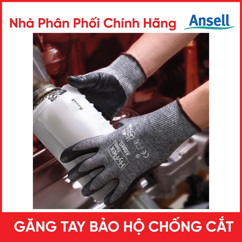 Găng Tay Chống Cắt Ansell 11-801 Cấp Độ 1 - Găng Tay Chống Đâm Xuyên