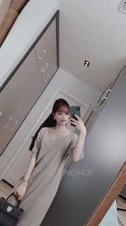Váy cổ tim 3 màu dành cho nữ
