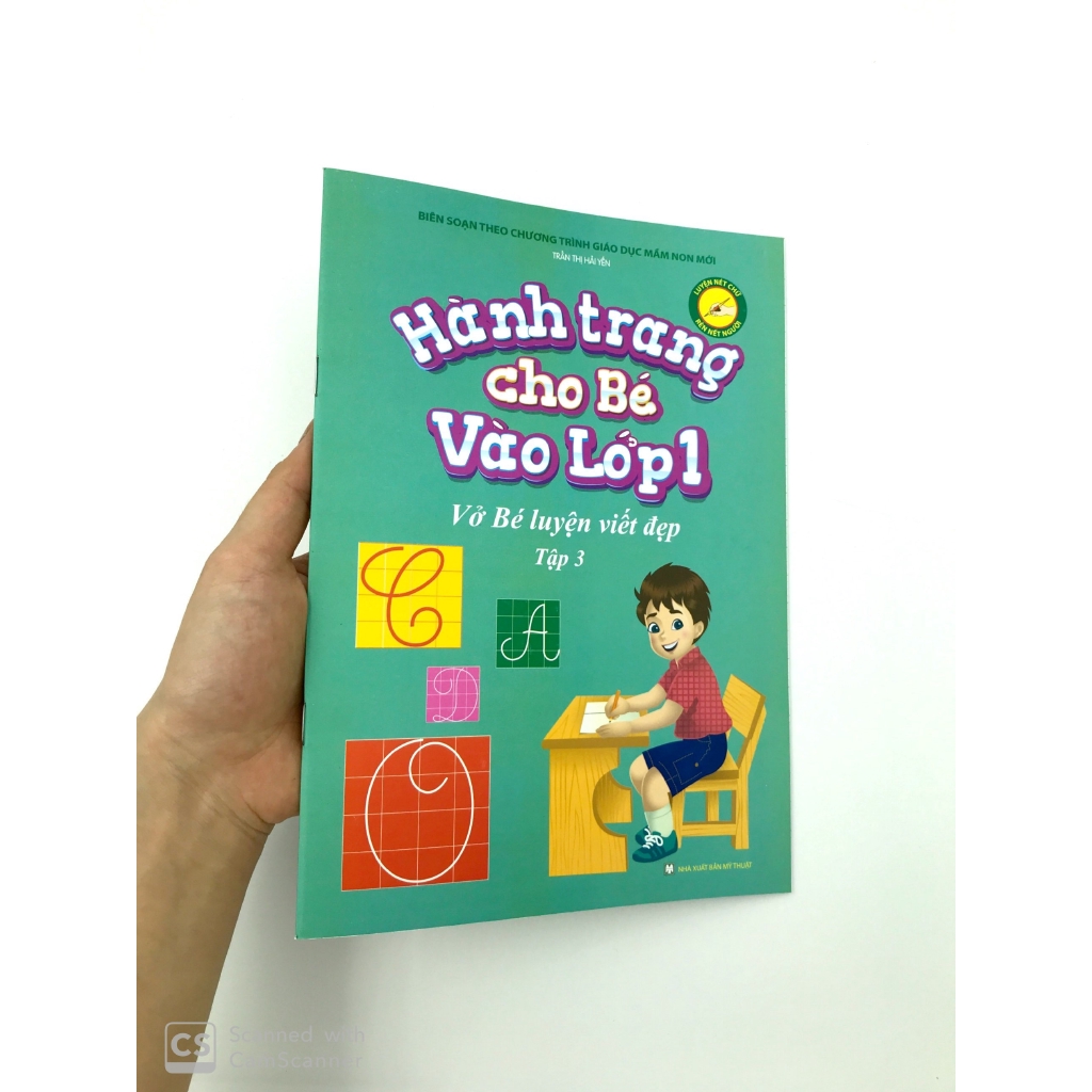 Sách - Hành Trang Cho Bé Vào Lớp 1 - Vở Bé Luyện Viết Đẹp Tập 3