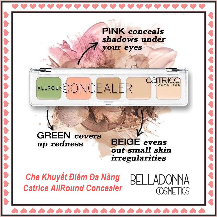 [Chuẩn Auth] Che Khuyết Điểm Đa Năng Catrice 5 Ô Catrice Concealer Palette 6g