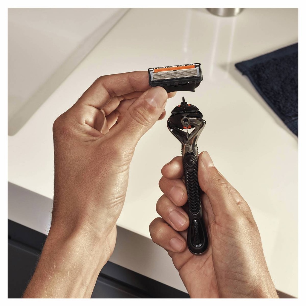 Lưỡi cạo râu Gillette Proglide 5 lưỡi (Cam) Vỉ 8 lưỡi