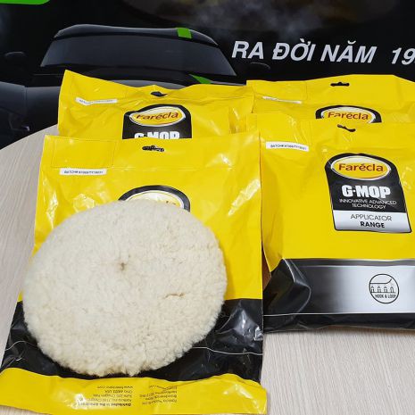 Phớt lông cừu đánh bóng ô tô 8 inches 2 mặt Farecla cao cấp