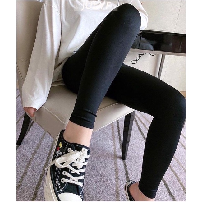 Quần legging dài túi hàn JULYF - Thun body dáng ôm bó sát, chất co dãn thể thao năng động phong cách ulzzang