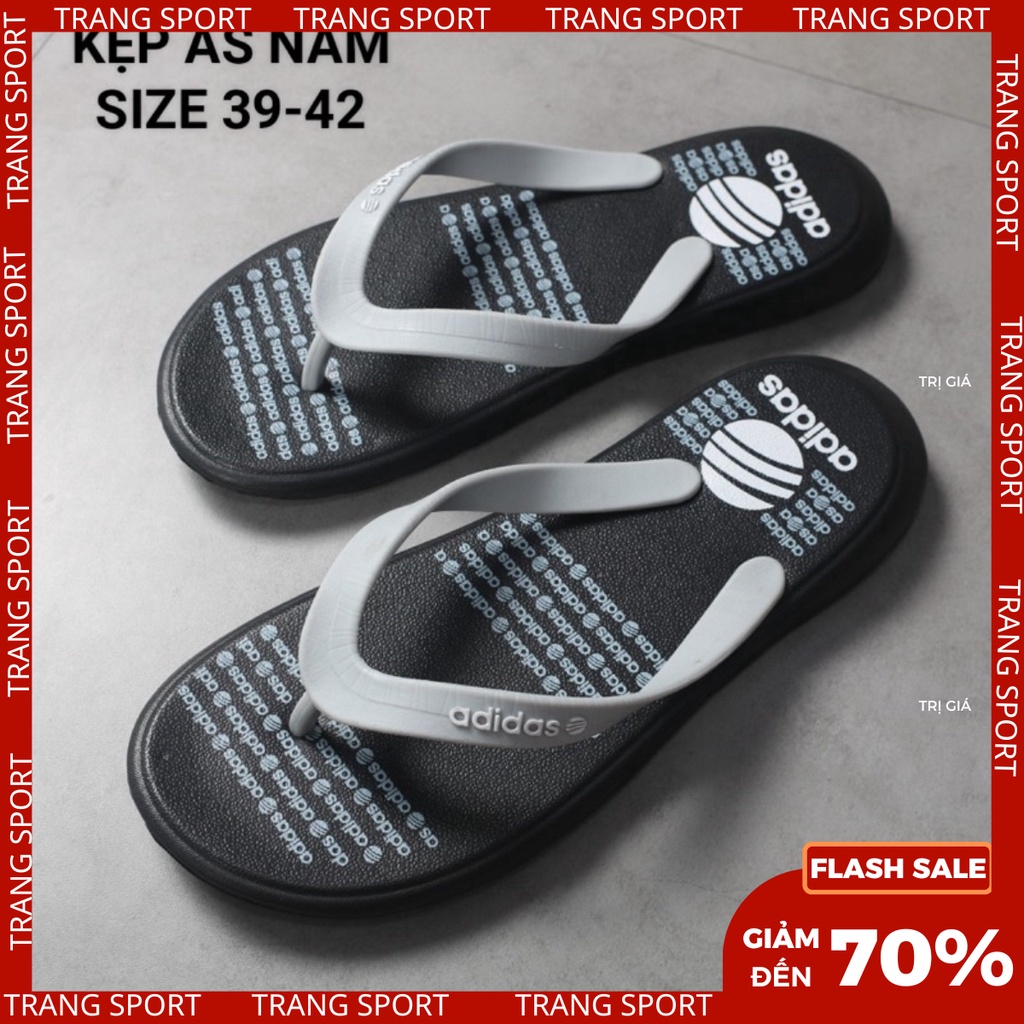Dép tông nam kẹp lào đi biển adidas cao su