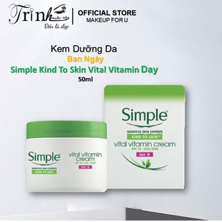 Kem Dưỡng Ban Ngày Simple Kind To Skin Vital Vitamin Day Cream 50ml
