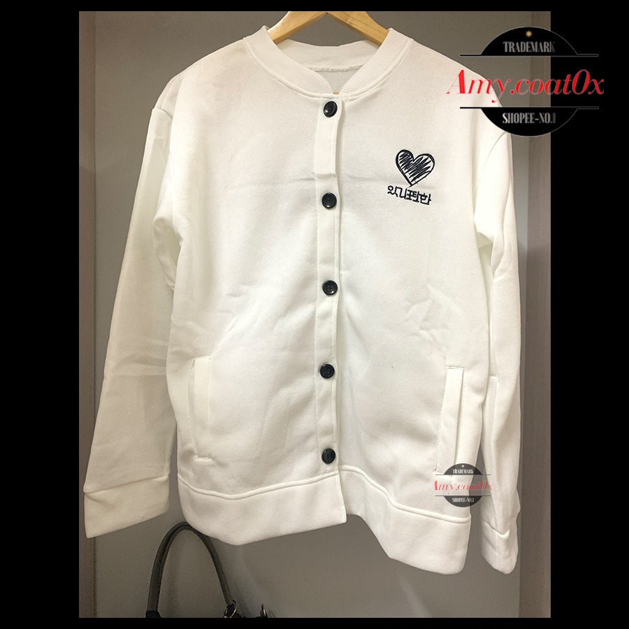 Áo khoác khoát nam nữ bomber jacket form rộng vải nỉ dày đẹp áo khoát khoác cặp đôi unisex cao cấp - Amy.Coat0x | BigBuy360 - bigbuy360.vn