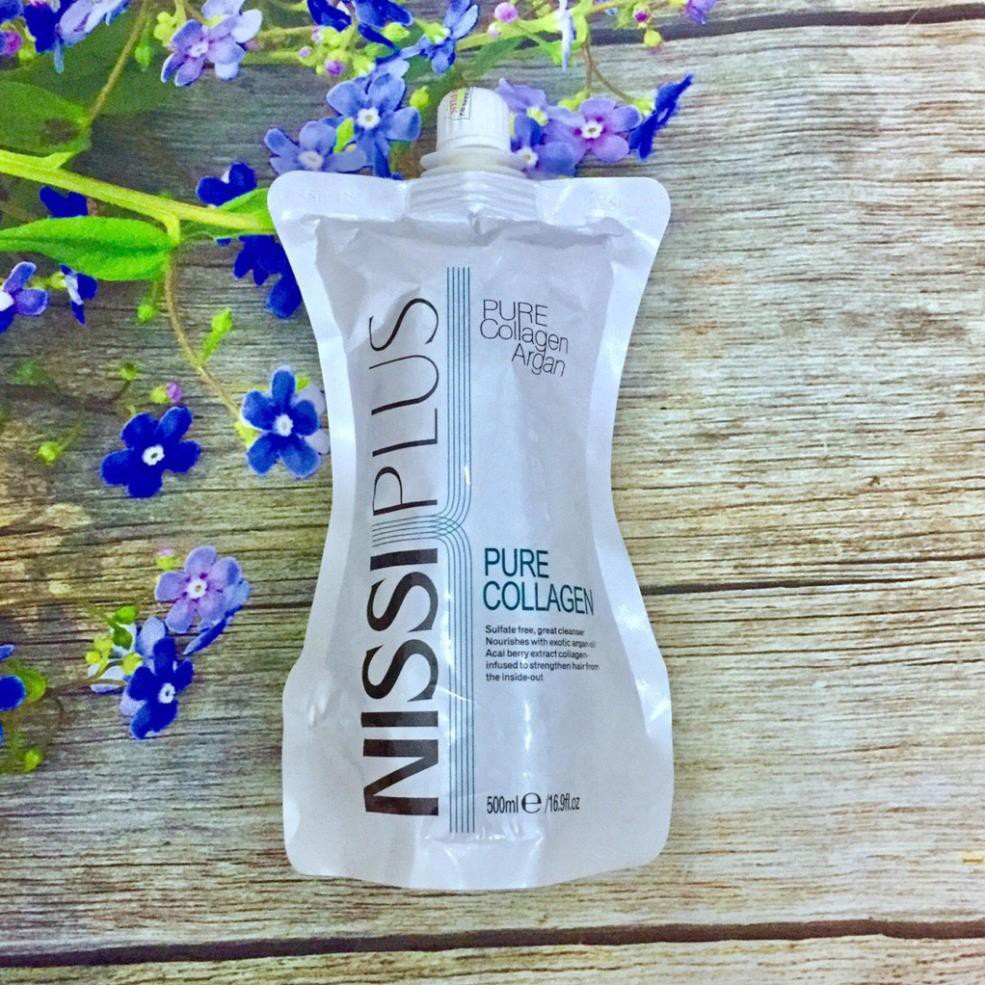 MẶT NẠ HẤP SIÊU PHỤC HỒI NISSI PLUS COLLAGEN 500ML