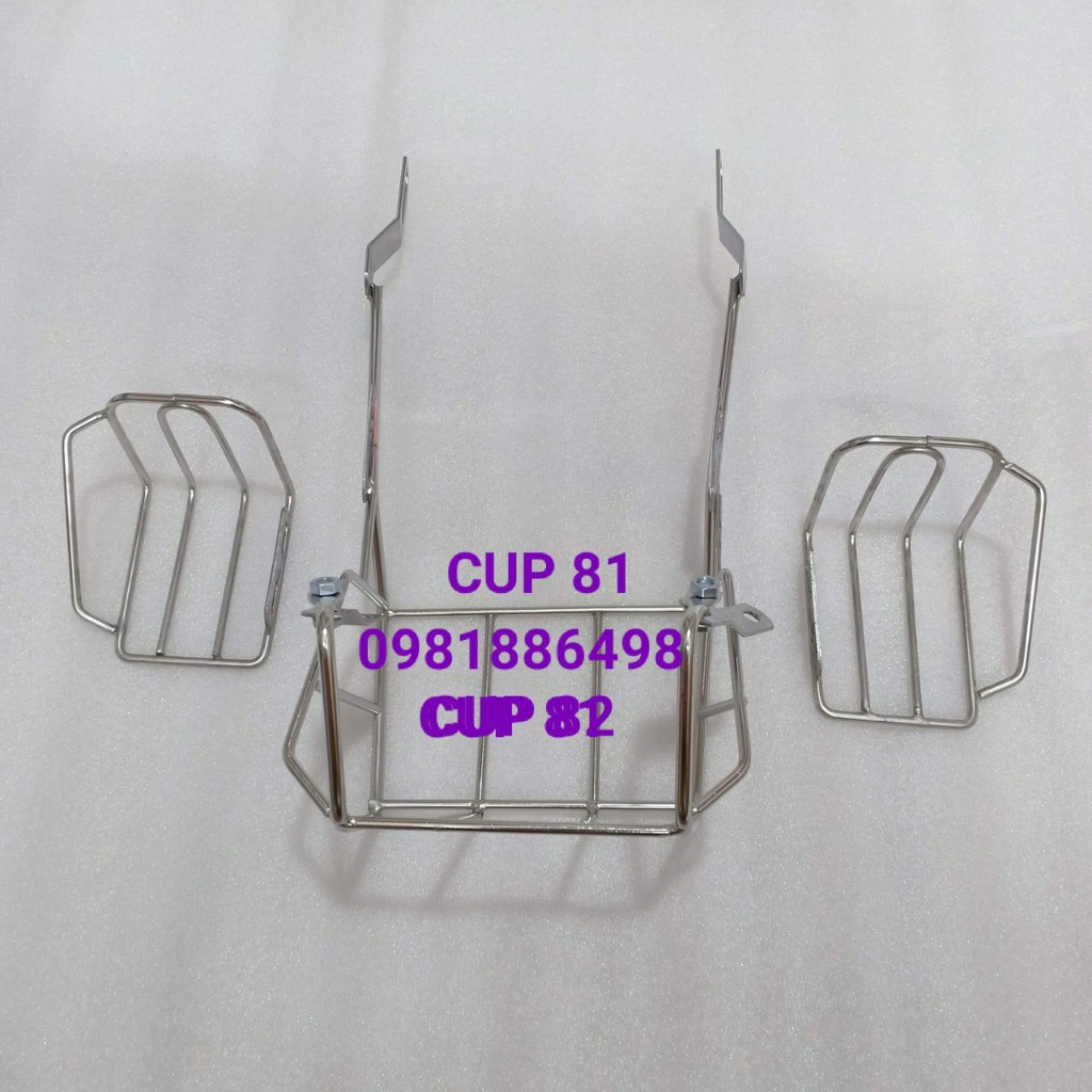 Chụp INOX BẢO VỆ ĐÈN LÁI SAU XE CUP 81/CUP 82