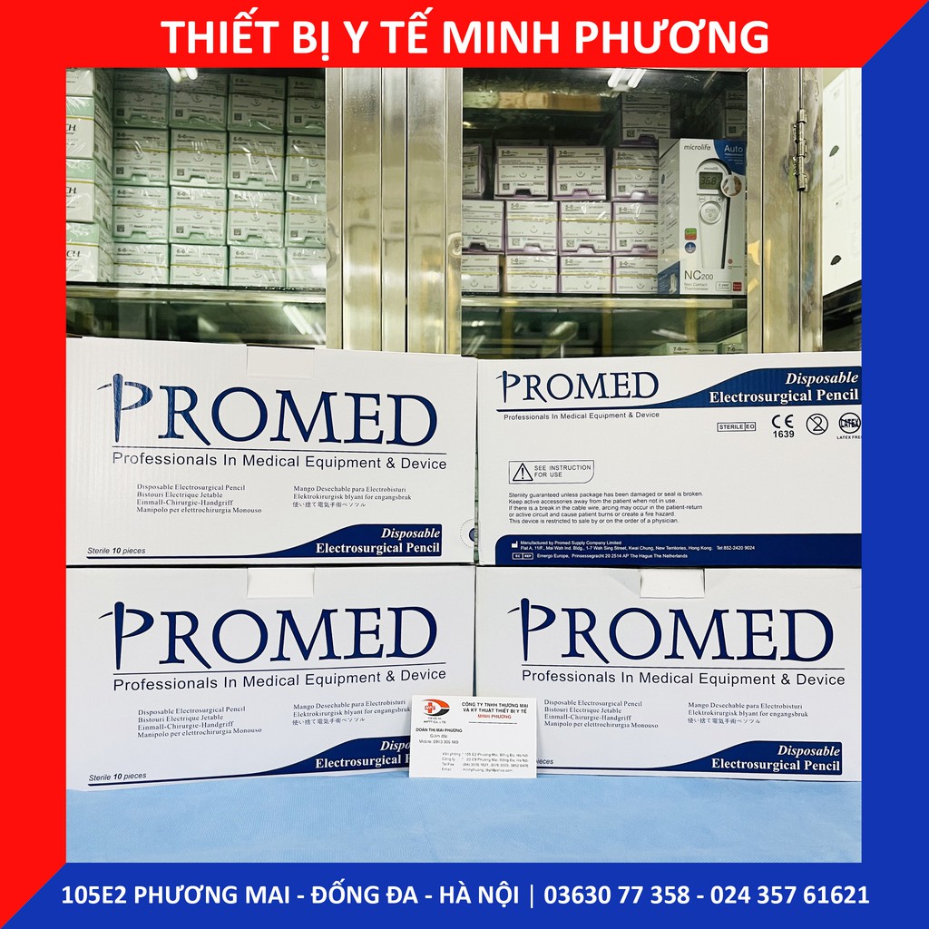 [CHÍNH HÃNG] Tay dao mổ điện dùng một lần PROMED mã PD513