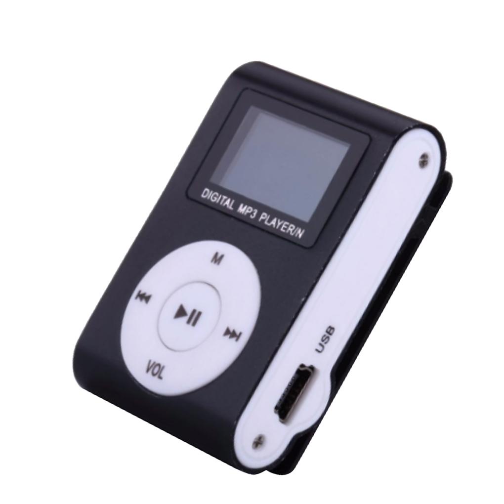 Máy Nghe Nhạc MP3 Mini Với Màn Hình LCD Hỗ Trợ Thẻ SD TF 3 5mm Phong Cách Thể Thao Thời Trang