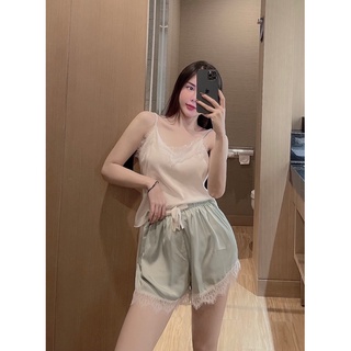 Set đồ ngủ đùi lụa latin hình thật - chất lụa siêu mềm