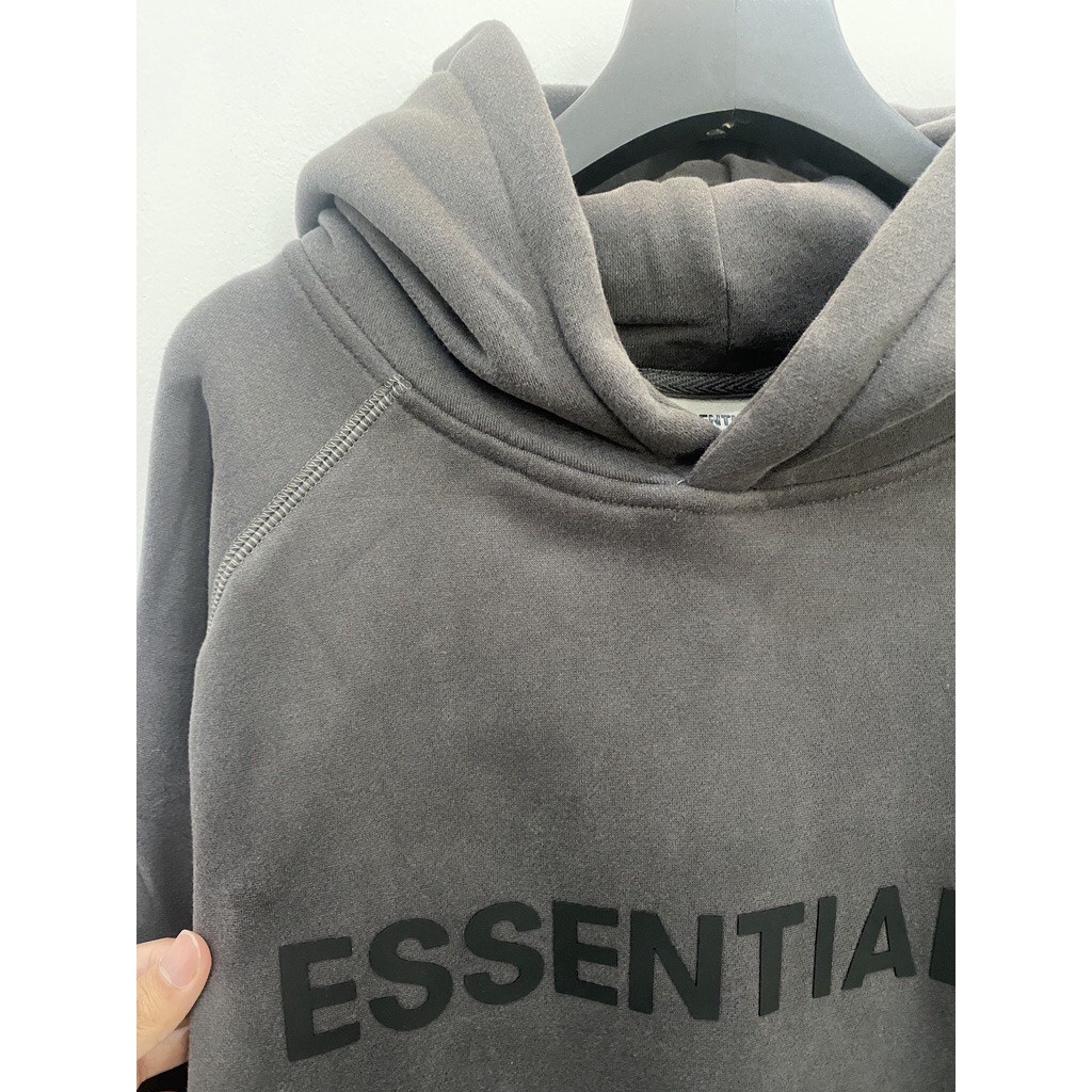 Áo Hoodie Esentials chất liệu nỉ bông cao cấp có ảnh video thật nặng 900g