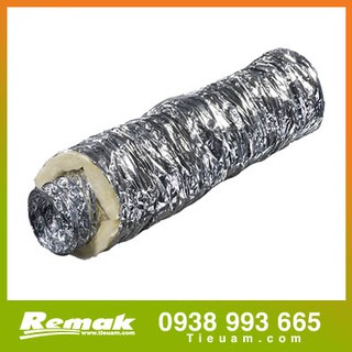 Ống gió mềm CÓ BẢO ÔN Bông thủy tinh REMAK D100 -> D300
